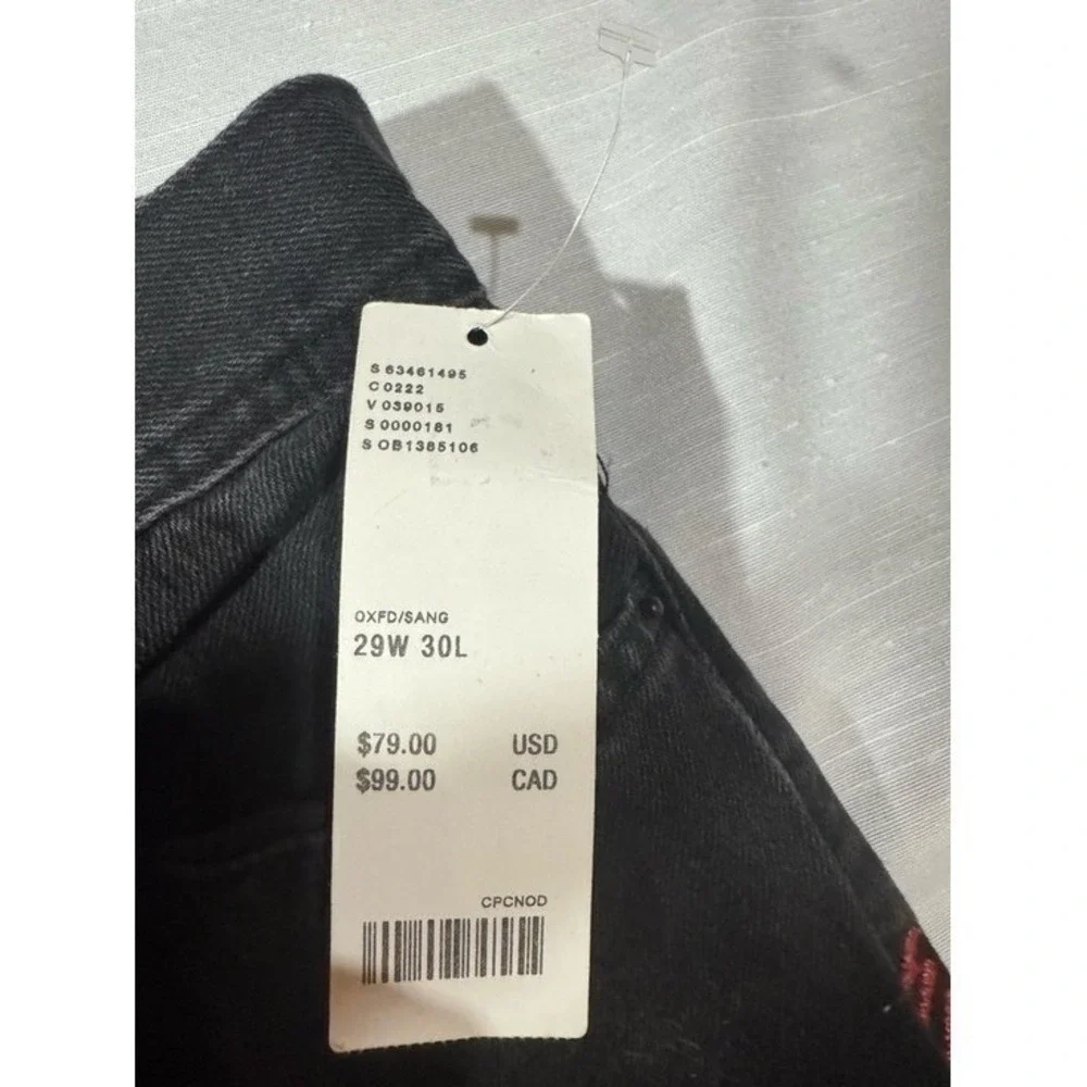 BDG Dad Slim Tapered Jeans 29x30‎ Black NWT Urban Outfitters